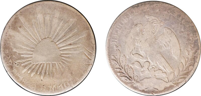 2 REALES DE DURANGO (1832)