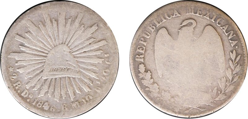 2 REALES DE DURANGO (1846/36)