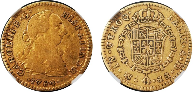 1 ESCUDO CARLOS III (1784/3)