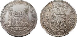 8 REALES FERNANDO VI (1754)