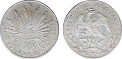 8 REALES HERMOSILLO (1894)