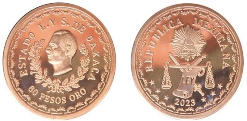 REPLICA 60 PESOS OAXACA (2023)