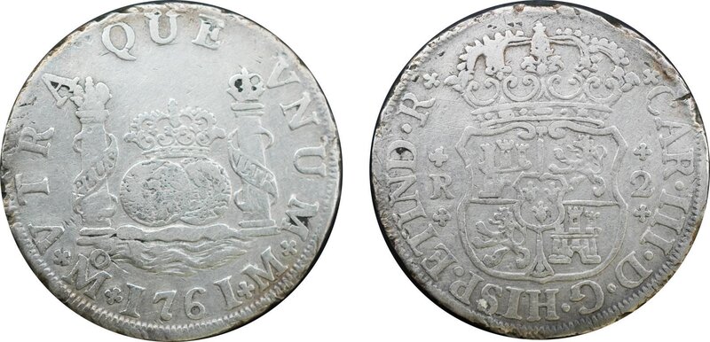 2 REALES CARLOS III (1761)