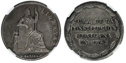MEDALLA JURA CONSTITUCION 1843 (1843)