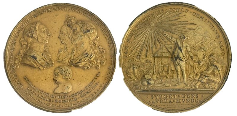 NACIMIENTO DEL PRINCIPE FERNANDO Y MINAS DE MEXICO (1785)