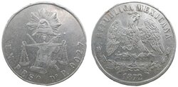 1 PESO DURANGO (1872/1)