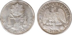1 PESO OAXACA (1873)
