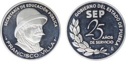 FRANCISCO VILLA 25 AÑOS DE SERVICIO SEP