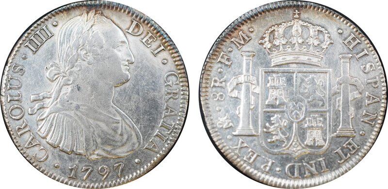 8 REALES CARLOS IV (1797)
