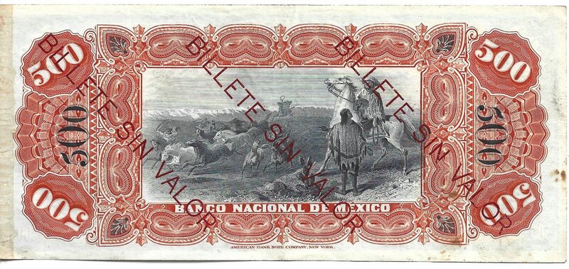 500 PESOS BANCO NACIONAL DE MEXICO