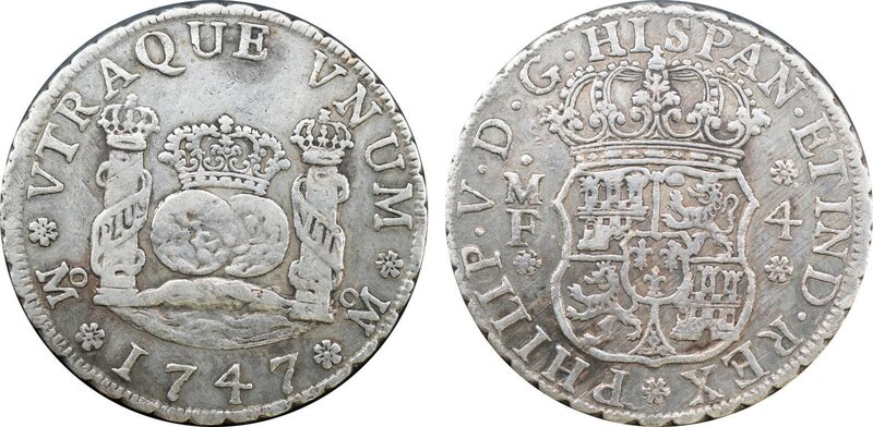 4 REALES FELIPE V (1741)