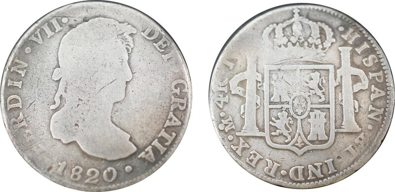 4 REALES FERNANDO VII (1820)