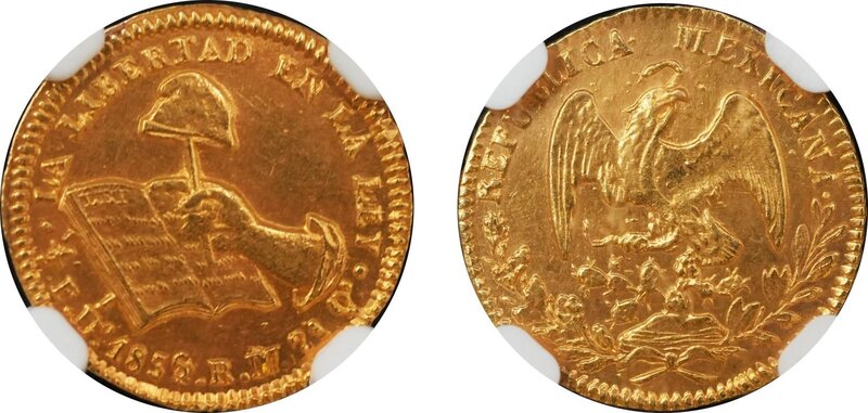 1/2 ESCUDO DURANGO (1836/4)