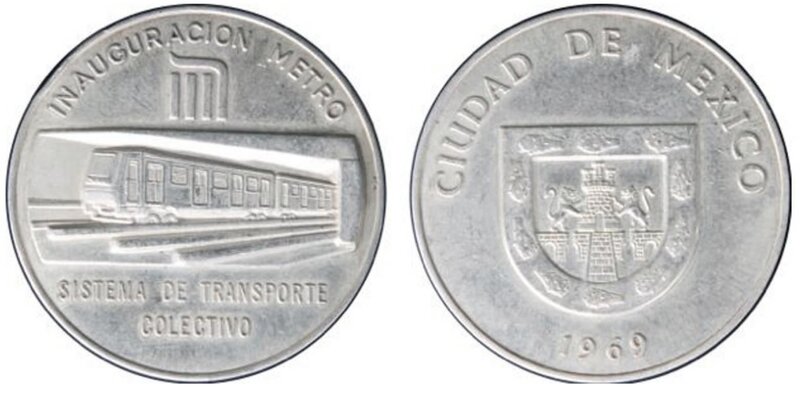 INAGURACION DEL METRO CIUDAD DE MEXICO (1969)