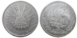 8 REALES ZACATECAS (1847)