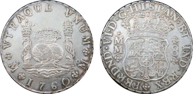 8 REALES FERNANDO VI (1760)