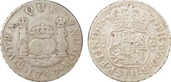 2 REALES FELIPE V (1747)