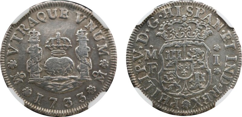 1 REAL FELIPE V (1733)