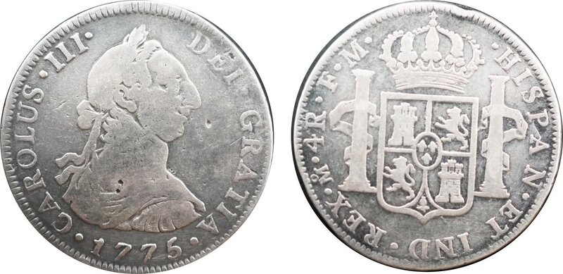 4 REALES CARLOS III (1775)