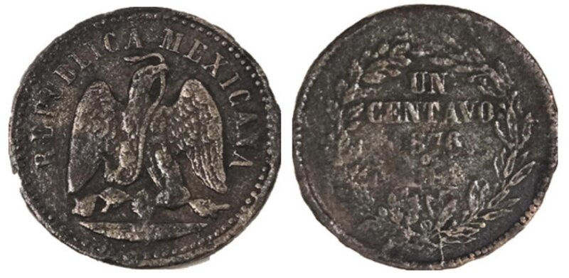 1 CENTAVO HERMOSILLO (1876)