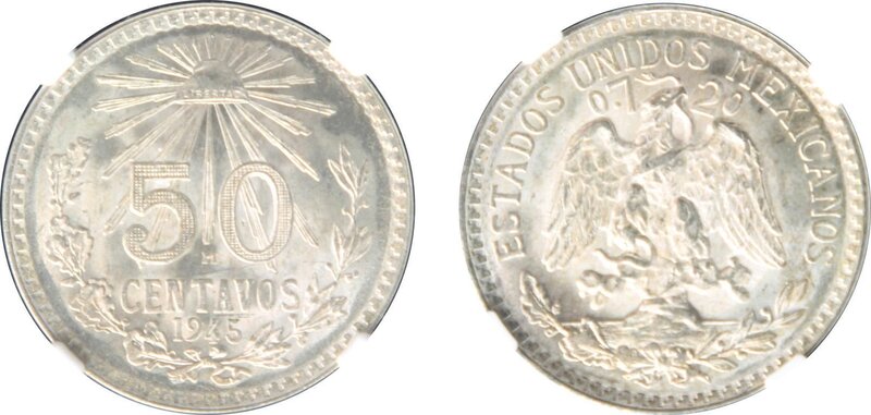 50 CENTAVOS 1945 (1945)