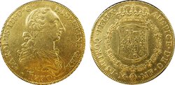 8 ESCUDOS CARLOS III (1770/60)