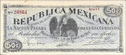 50 CENTAVOS REPUBLICA MEXICANA (1914)