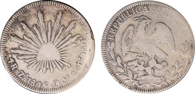 4 REALES ZACATECAS (1846)