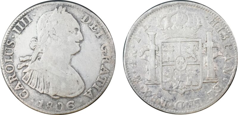 4 REALES CARLOS IV (1806)