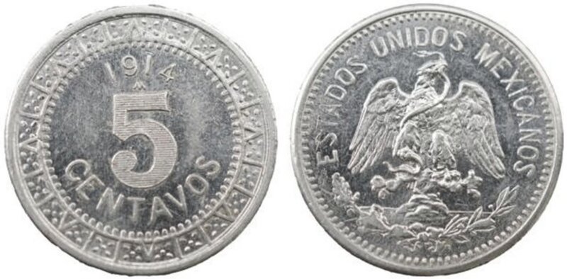 5 CENTAVOS 1914 NIQUEL (1914)