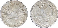 8 REALES DE DURANGO (1838/1)