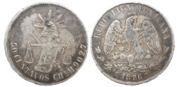 50 CENTAVOS CHIHUAHUA (1886)