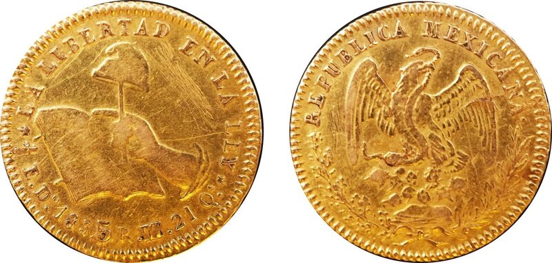 1/2 ESCUDO DURANGO (1835/2)