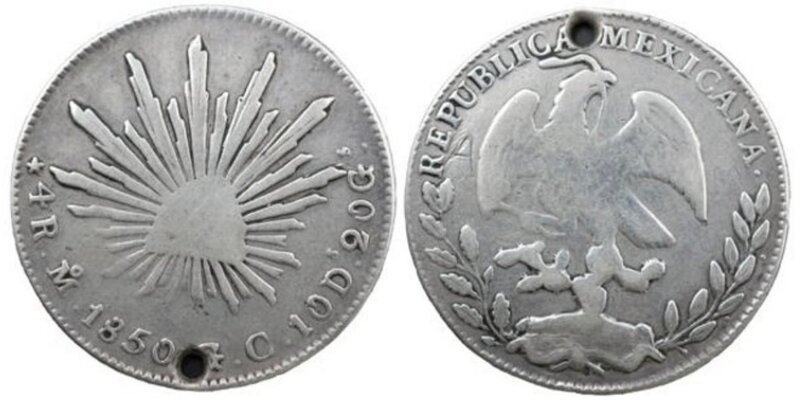 4 REALES MEXICO (1850)