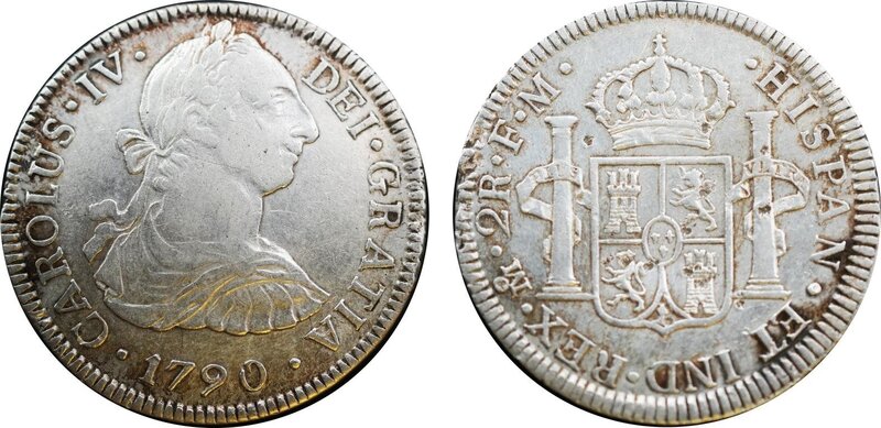 2 REALES CARLOS III (1790)