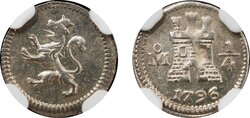 1/4 REAL CARLOS IV (1796)