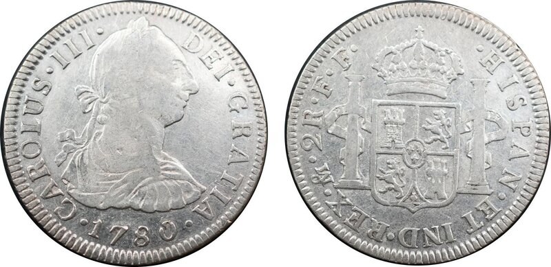 2 REALES CARLOS III (1780)