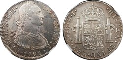 8 REALES CARLOS IV (1791)