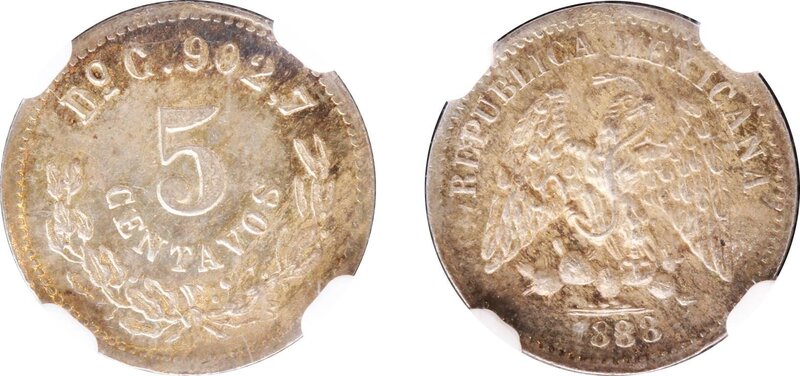 5 CENTAVOS DURANGO (1888/98)