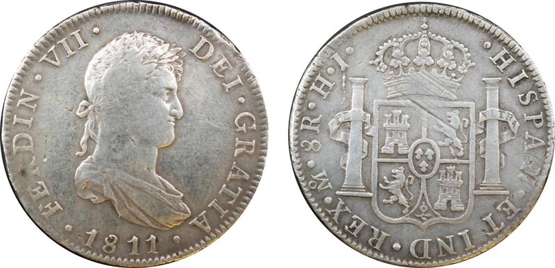 8 REALES FERNANDO VII (1811)