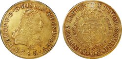 8 ESCUDOS FELIPE V (1746/5)