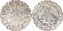 8 REALES ZACATECAS (1860)