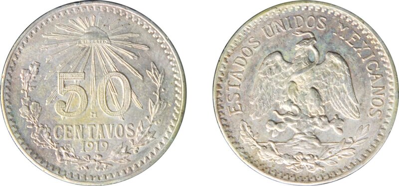 50 CENTAVOS 1919 (1919)