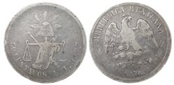 50 CENTAVOS ALAMOS (1876)