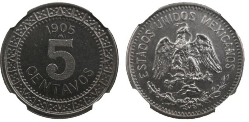 5 CENTAVOS 1905 NIQUEL (1905)
