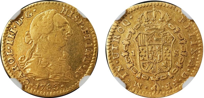 1 ESCUDO CARLOS III (1783)