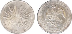 8 REALES DE GUANAJUATO (1890/89)
