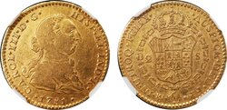 2 ESCUDOS CARLOS III (1781)