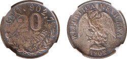 20 CENTAVOS CULIACAN (1902)