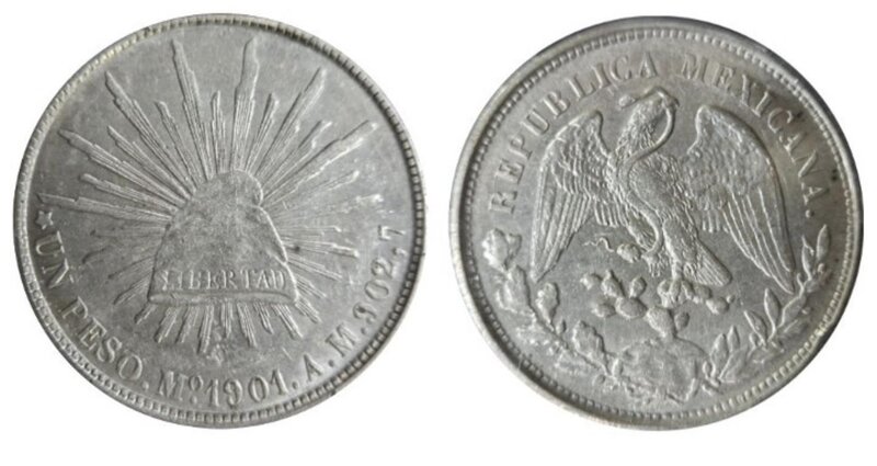 1 PESO MEXICO (1901)